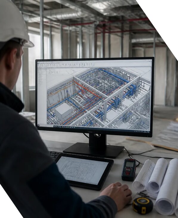 Создание BIM модели инженерных сетей для объектов в Верхней Пышме